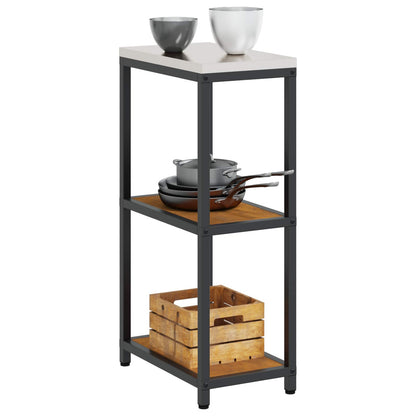Stoccaggio in cucina HATTEM Ruggine 30 x 50 x 92 cm Acciaio | homemem39