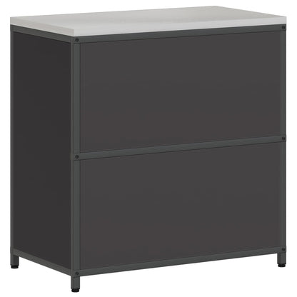 Stoccaggio in cucina HATTEM Nero 90 x 50 x 92 cm Acciaio