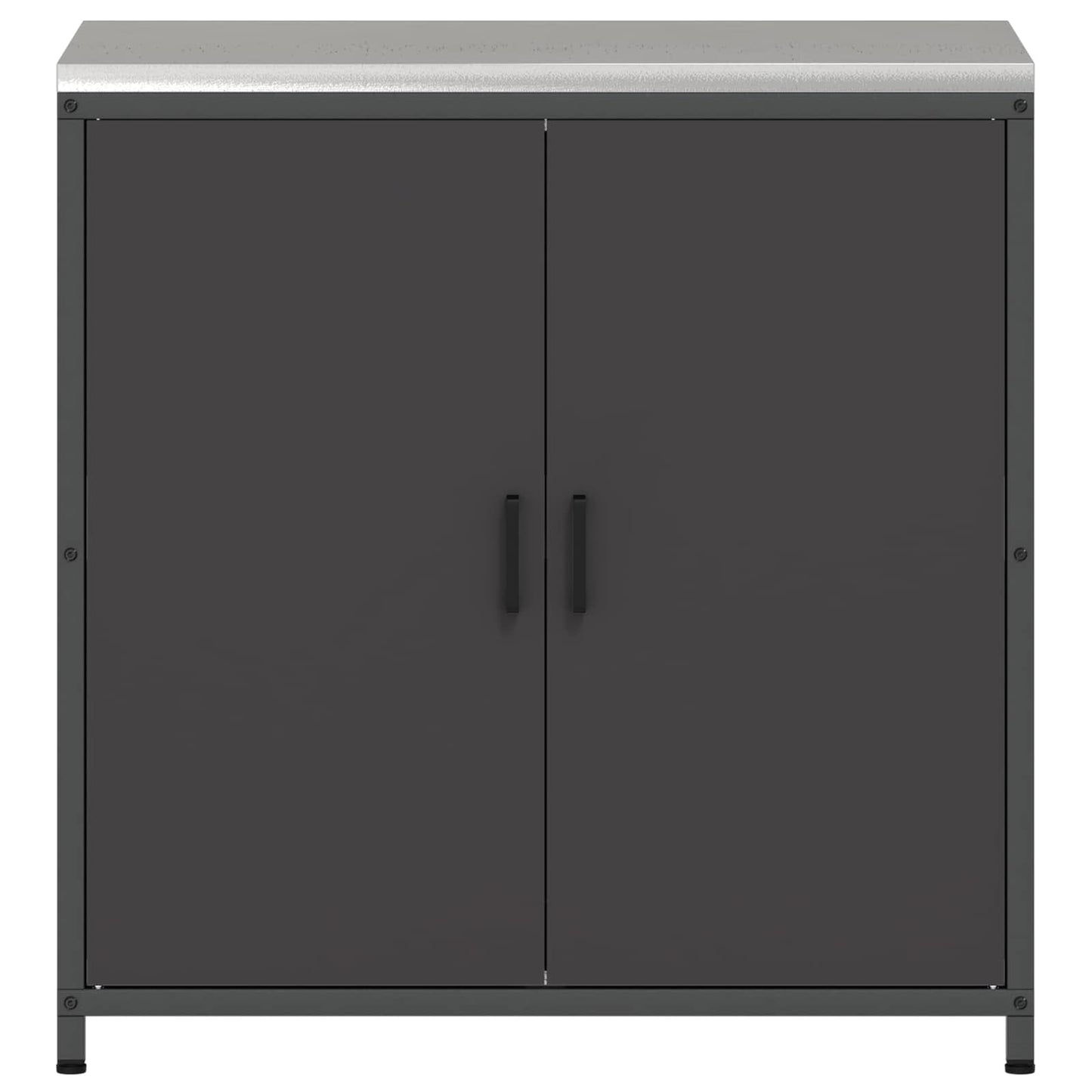 Stoccaggio in cucina HATTEM Nero 90 x 50 x 92 cm Acciaio