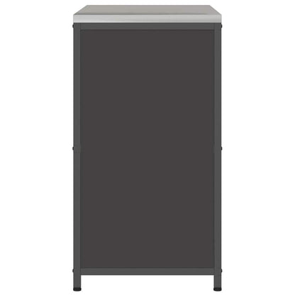 Stoccaggio in cucina HATTEM Nero 90 x 50 x 92 cm Acciaio | homemem39