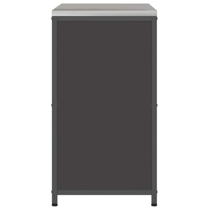 Stoccaggio in cucina HATTEM Nero 90 x 50 x 92 cm Acciaio | homemem39