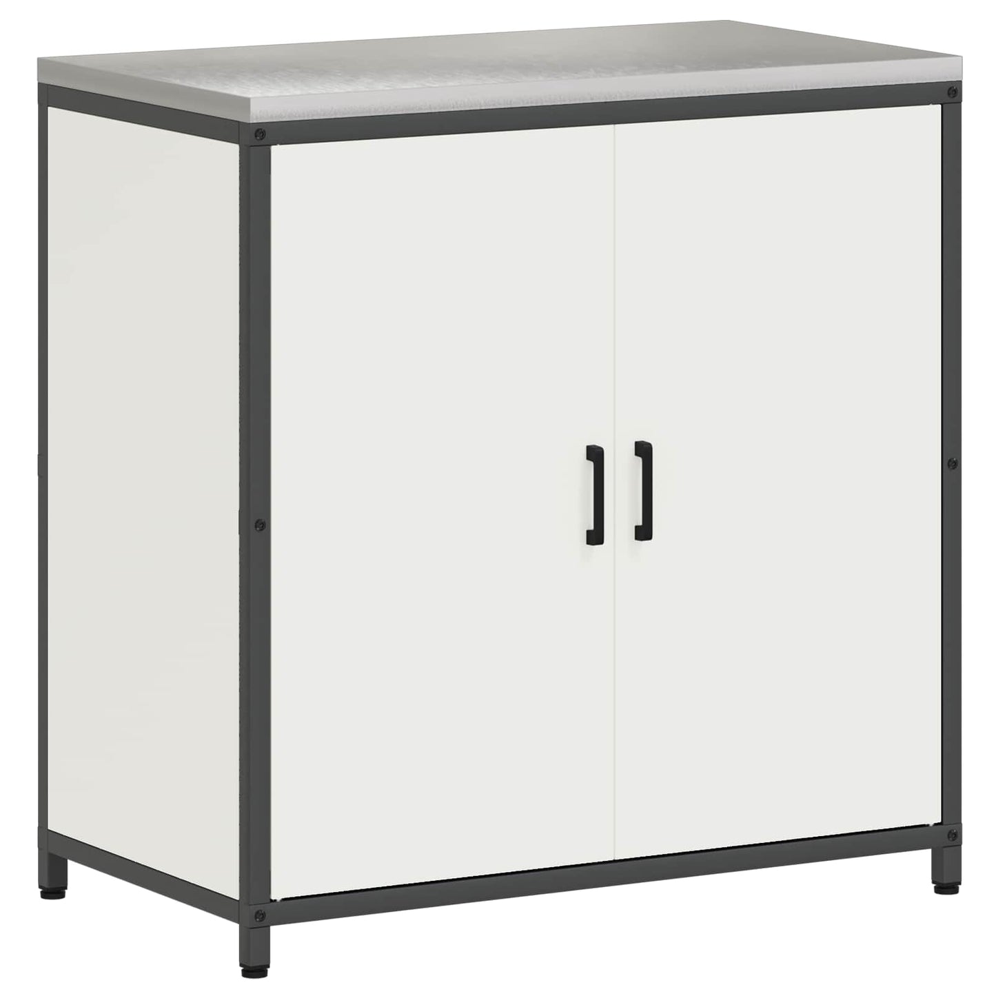 Stoccaggio in cucina HATTEM Bianco 90 x 50 x 92 cm Acciaio