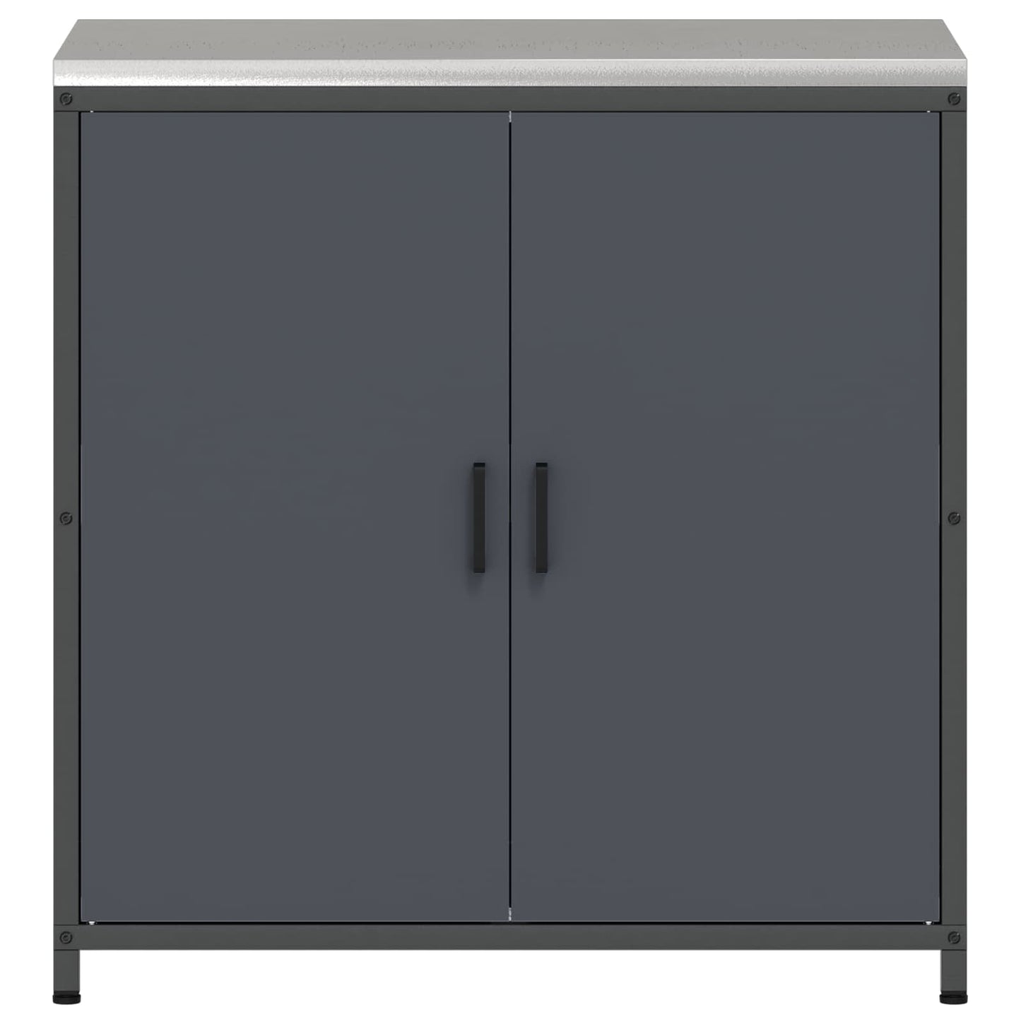Stoccaggio in cucina HATTEM Antracite 90 x 50 x 92 cm Acciaio | homemem39
