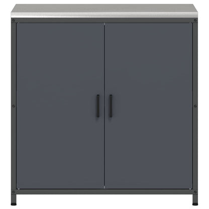 Stoccaggio in cucina HATTEM Antracite 90 x 50 x 92 cm Acciaio | homemem39