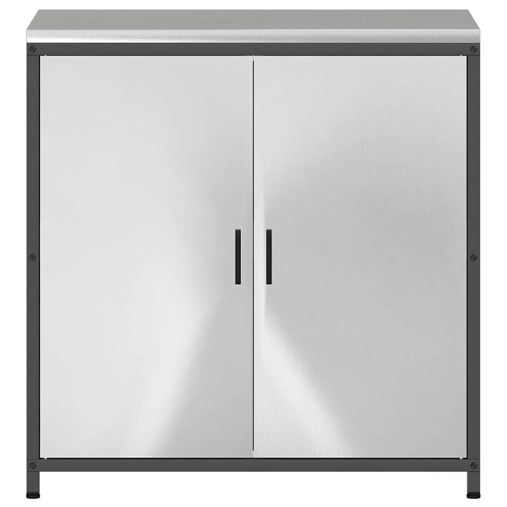 Stoccaggio in cucina HATTEM Argento 90 x 50 x 92 cm Acciaio | homemem39