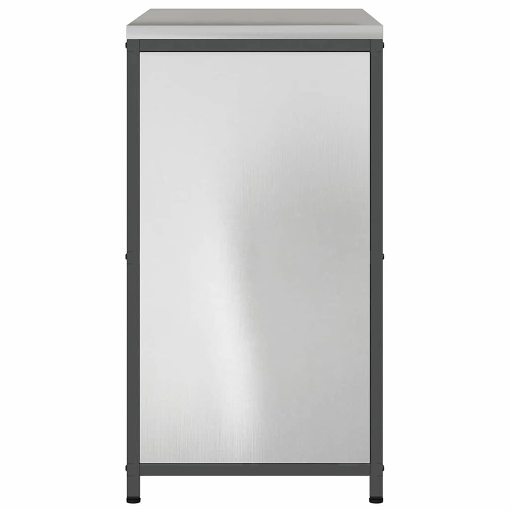 Stoccaggio in cucina HATTEM Argento 90 x 50 x 92 cm Acciaio | homemem39