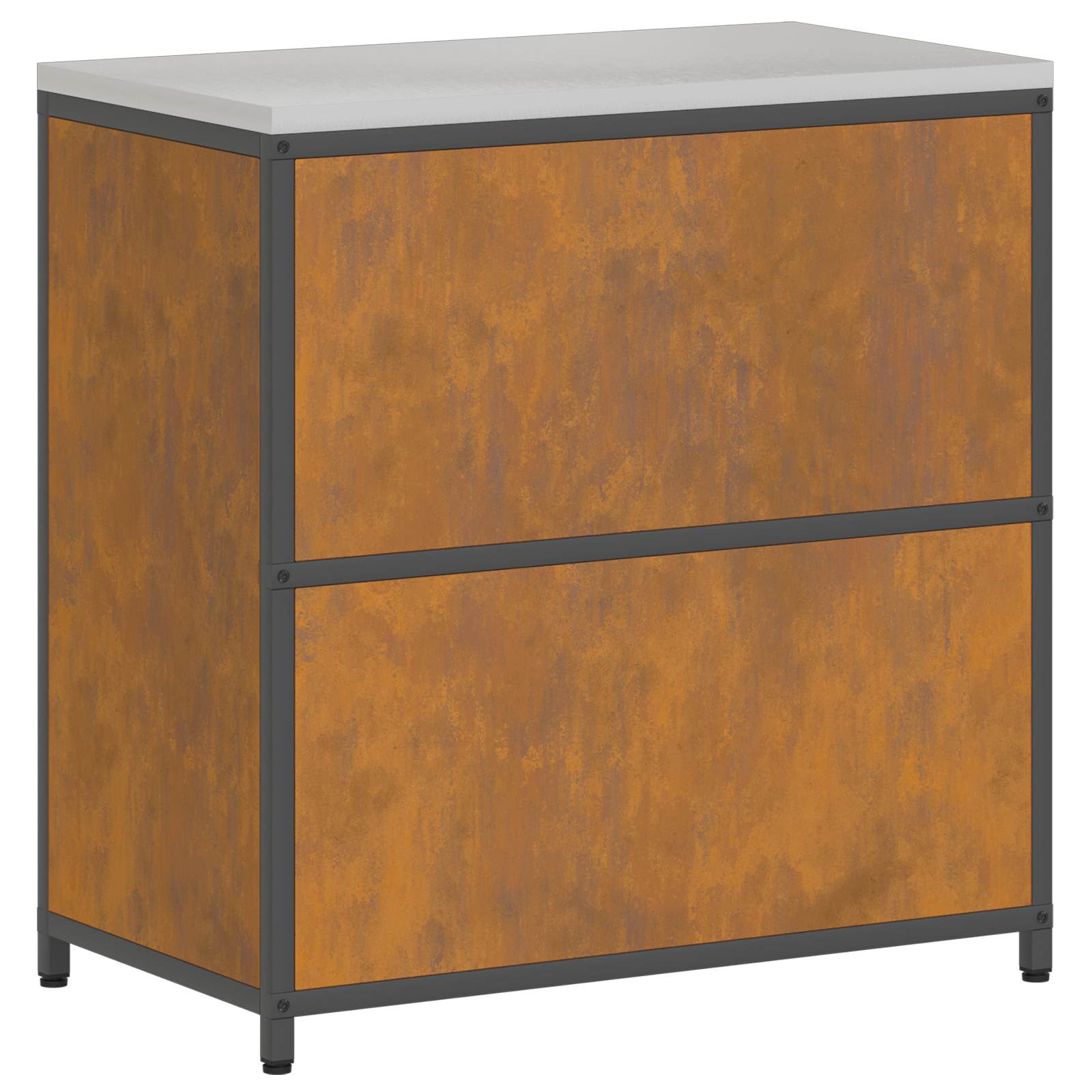 Stoccaggio in cucina HATTEM Ruggine 90 x 50 x 92 cm Acciaio | homemem39