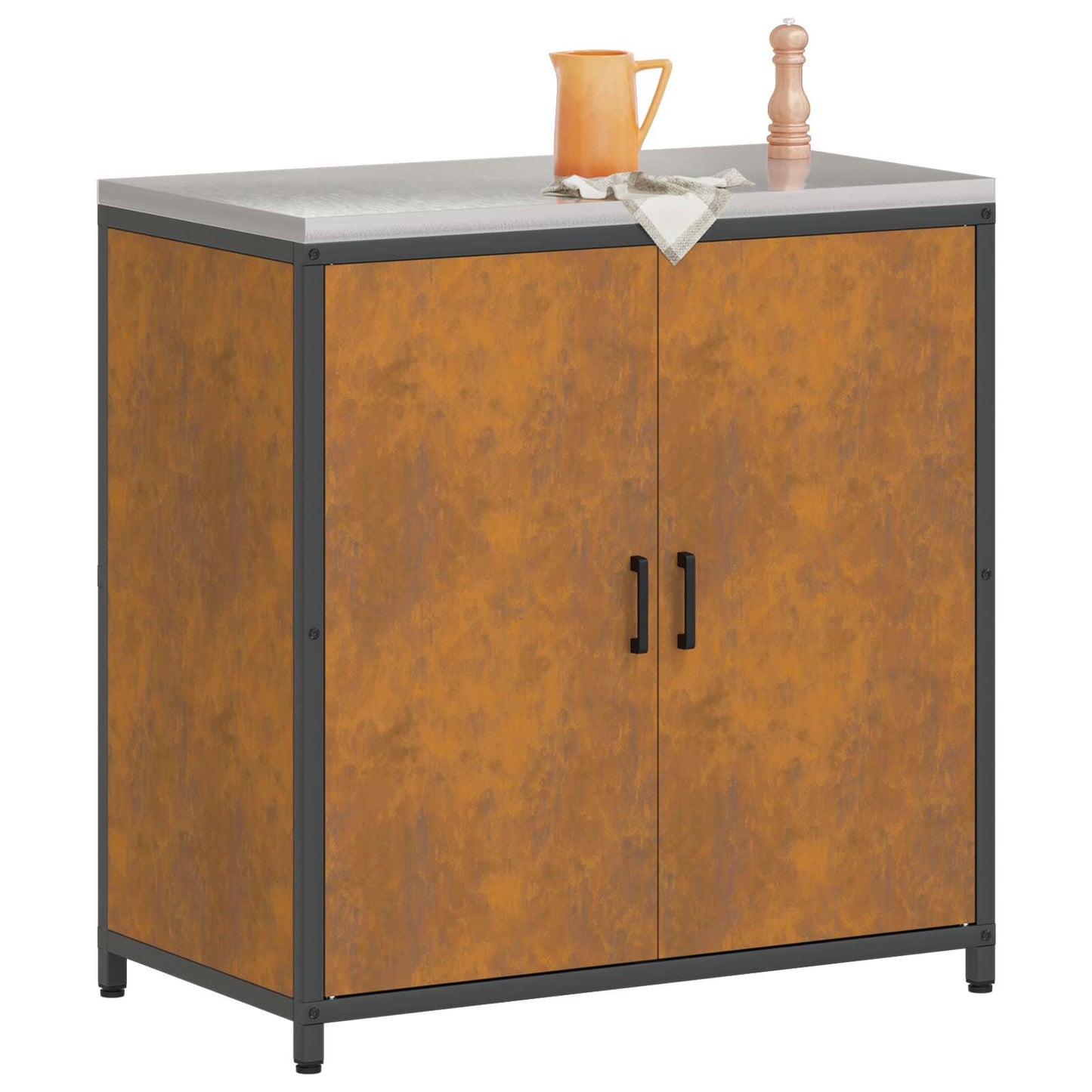 Stoccaggio in cucina HATTEM Ruggine 90 x 50 x 92 cm Acciaio
