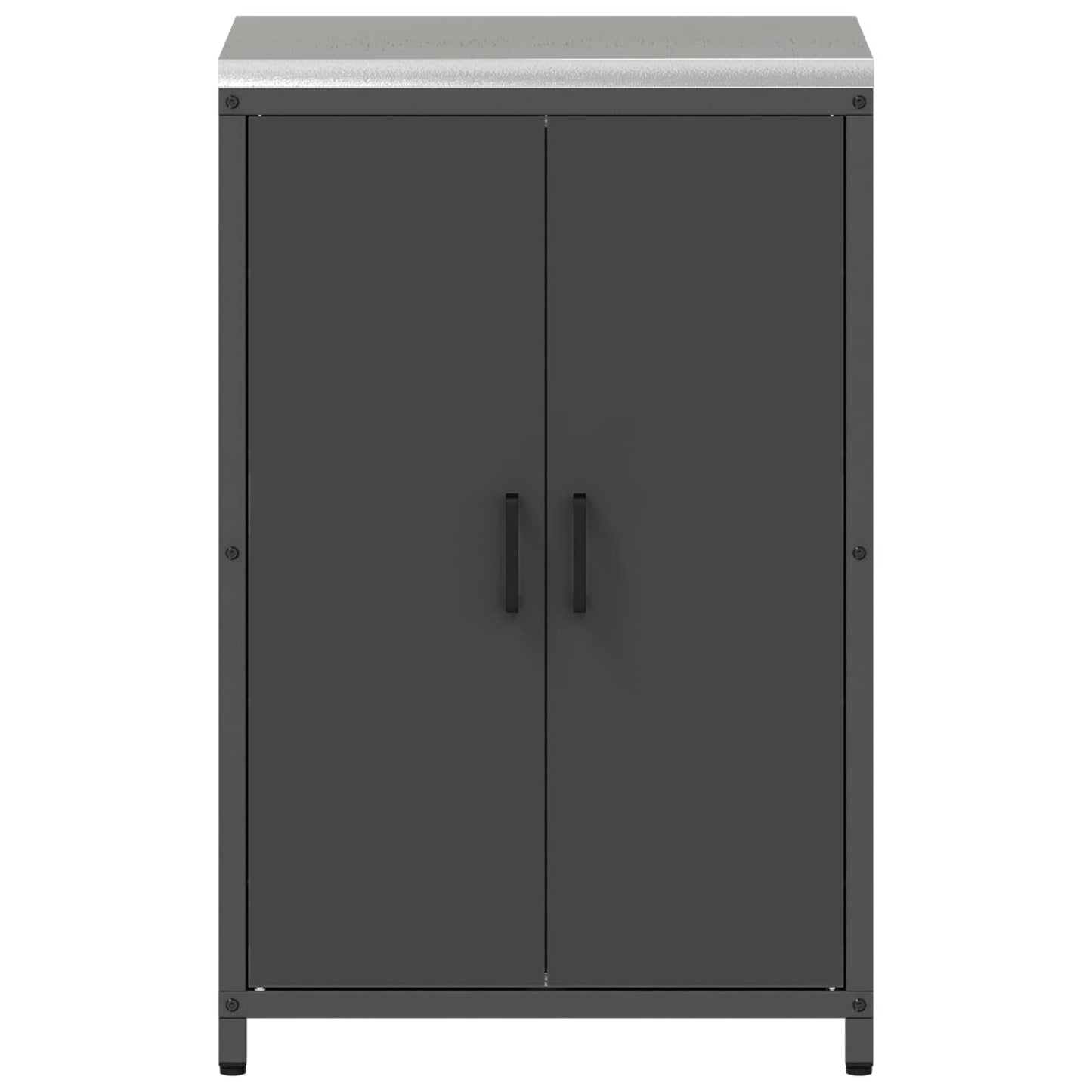 Stoccaggio in cucina HATTEM Nero 60 x 50 x 92 cm Acciaio | homemem39