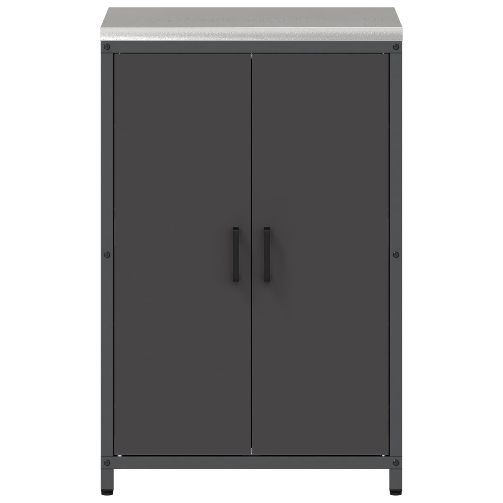 Stoccaggio in cucina HATTEM Nero 60 x 50 x 92 cm Acciaio | homemem39