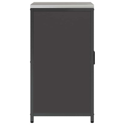 Stoccaggio in cucina HATTEM Nero 60 x 50 x 92 cm Acciaio | homemem39