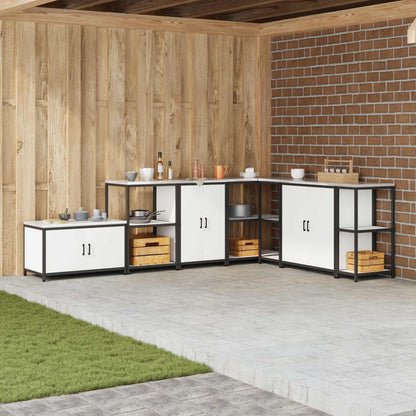 Stoccaggio in cucina HATTEM Bianco 60 x 50 x 92 cm Acciaio