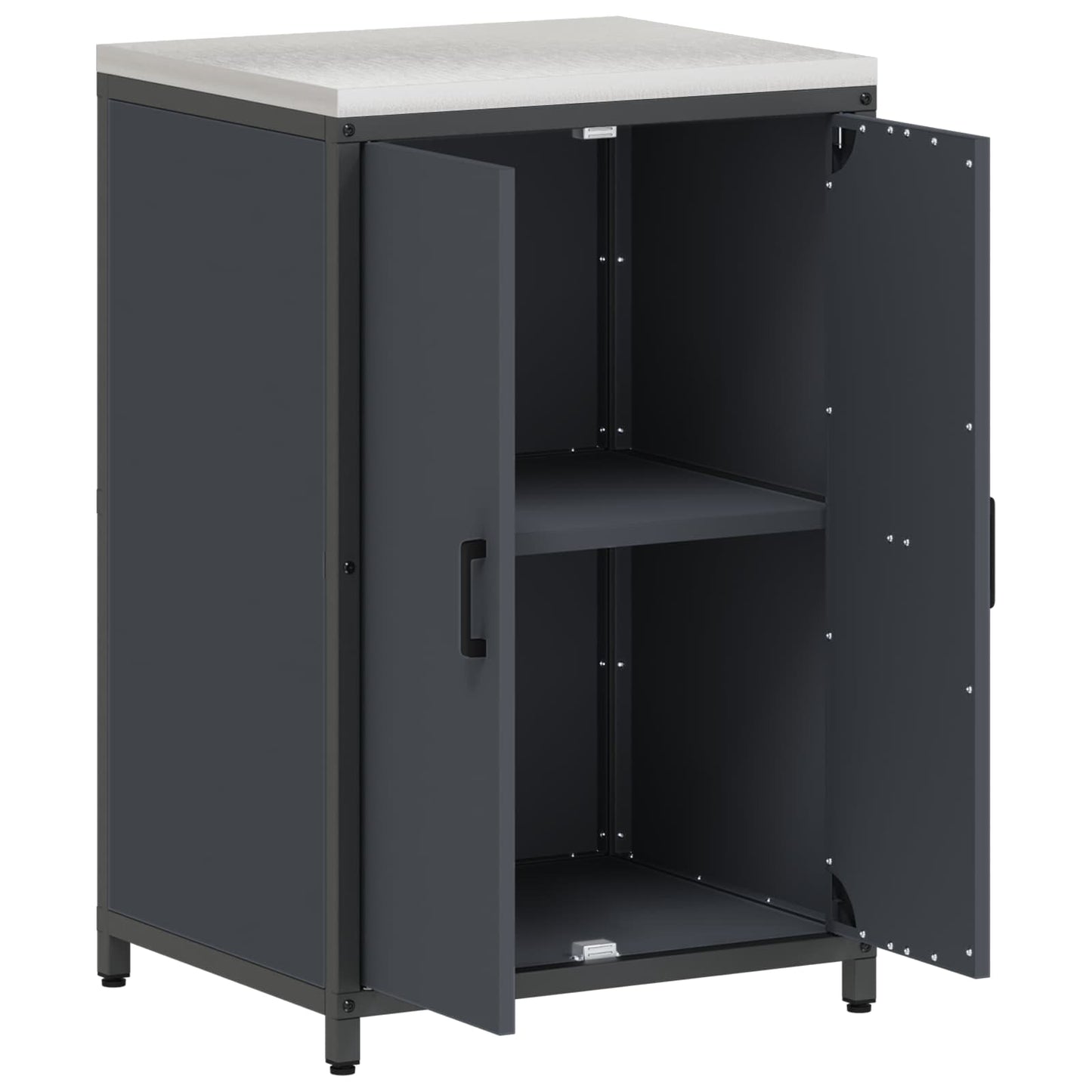 Stoccaggio in cucina HATTEM Antracite 60 x 50 x 92 cm Acciaio
