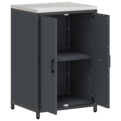Stoccaggio in cucina HATTEM Antracite 60 x 50 x 92 cm Acciaio