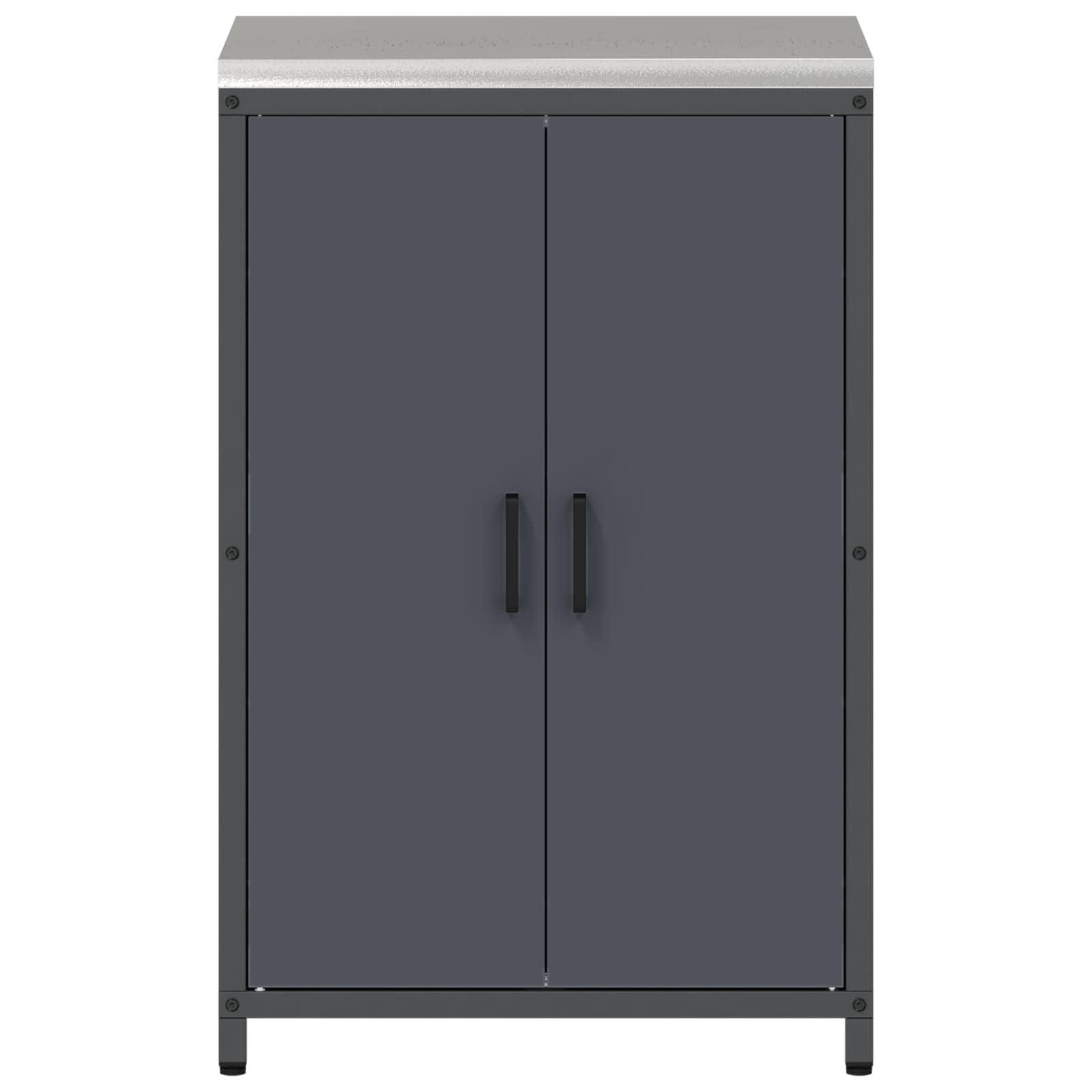 Stoccaggio in cucina HATTEM Antracite 60 x 50 x 92 cm Acciaio | homemem39