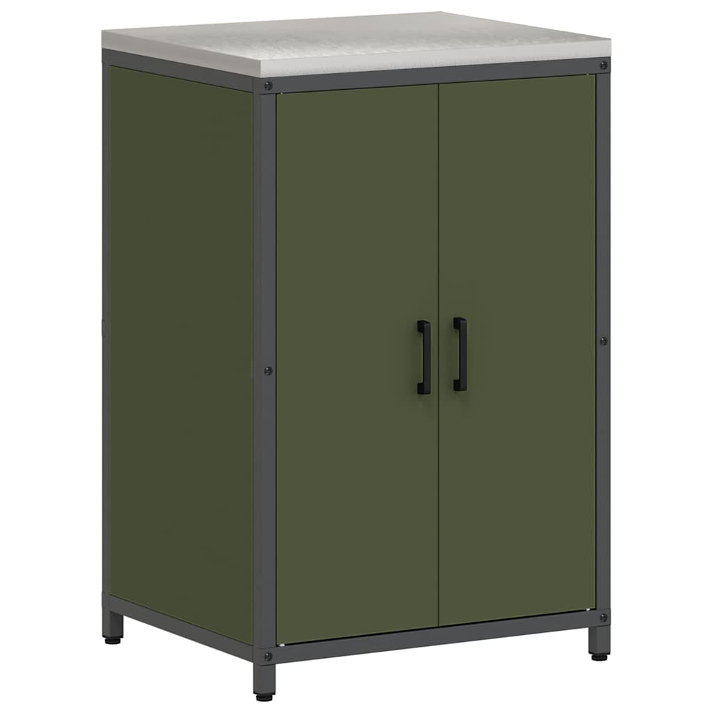 Stoccaggio in cucina HATTEM Verde Oliva 60 x 50 x 92 cm Acciaio | homemem39