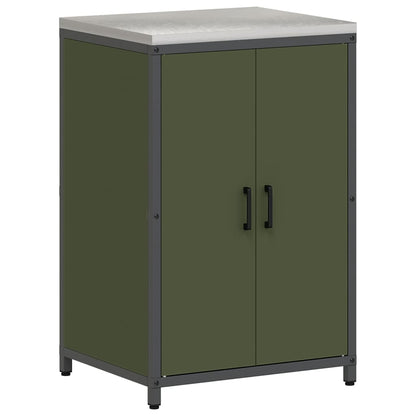 Stoccaggio in cucina HATTEM Verde Oliva 60 x 50 x 92 cm Acciaio | homemem39