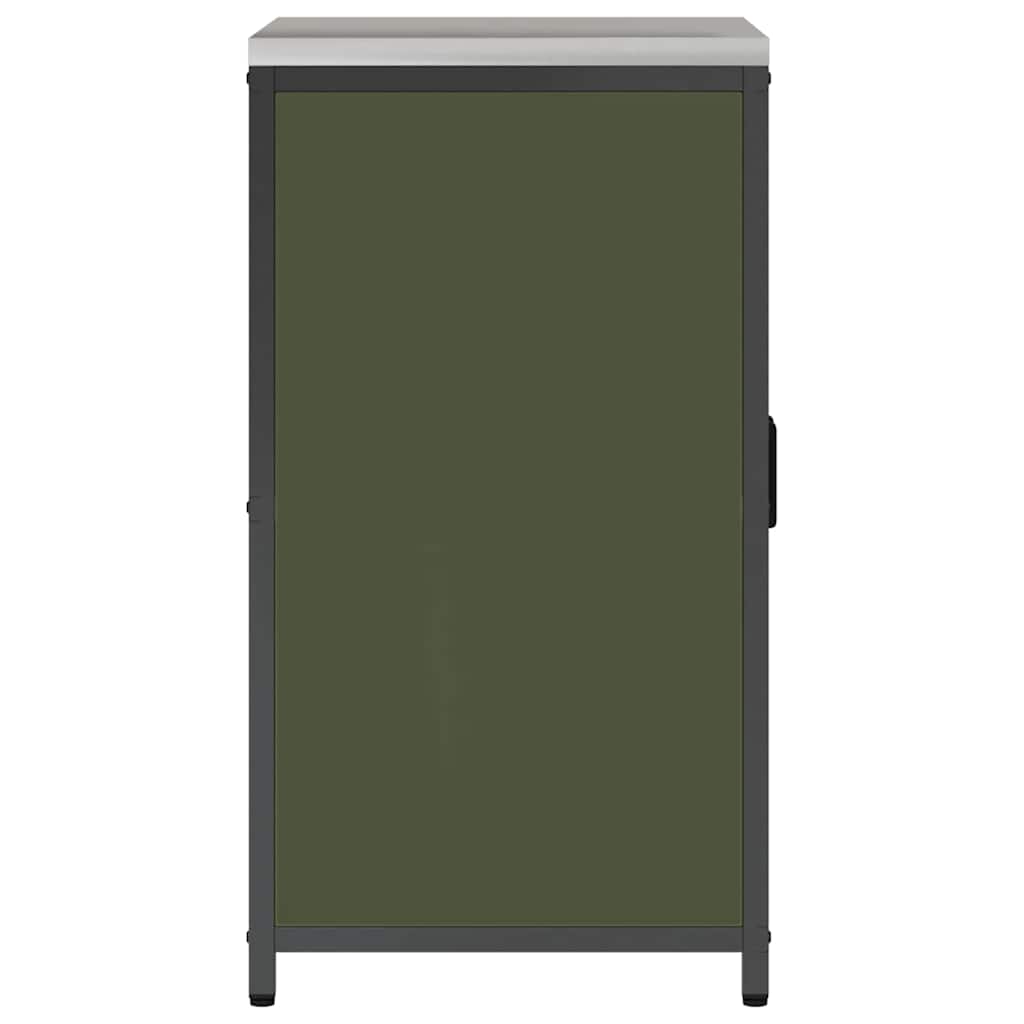 Stoccaggio in cucina HATTEM Verde Oliva 60 x 50 x 92 cm Acciaio