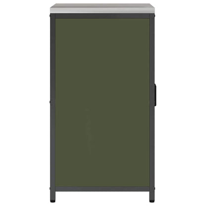 Stoccaggio in cucina HATTEM Verde Oliva 60 x 50 x 92 cm Acciaio