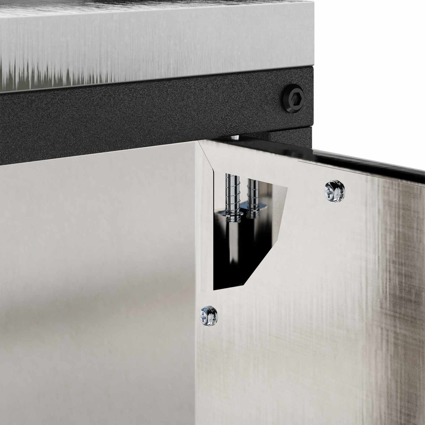 Stoccaggio in cucina HATTEM Argento 60 x 50 x 92 cm Acciaio | homemem39