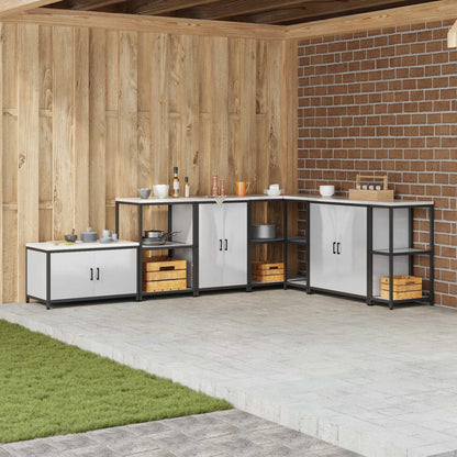 Stoccaggio in cucina HATTEM Argento 60 x 50 x 92 cm Acciaio