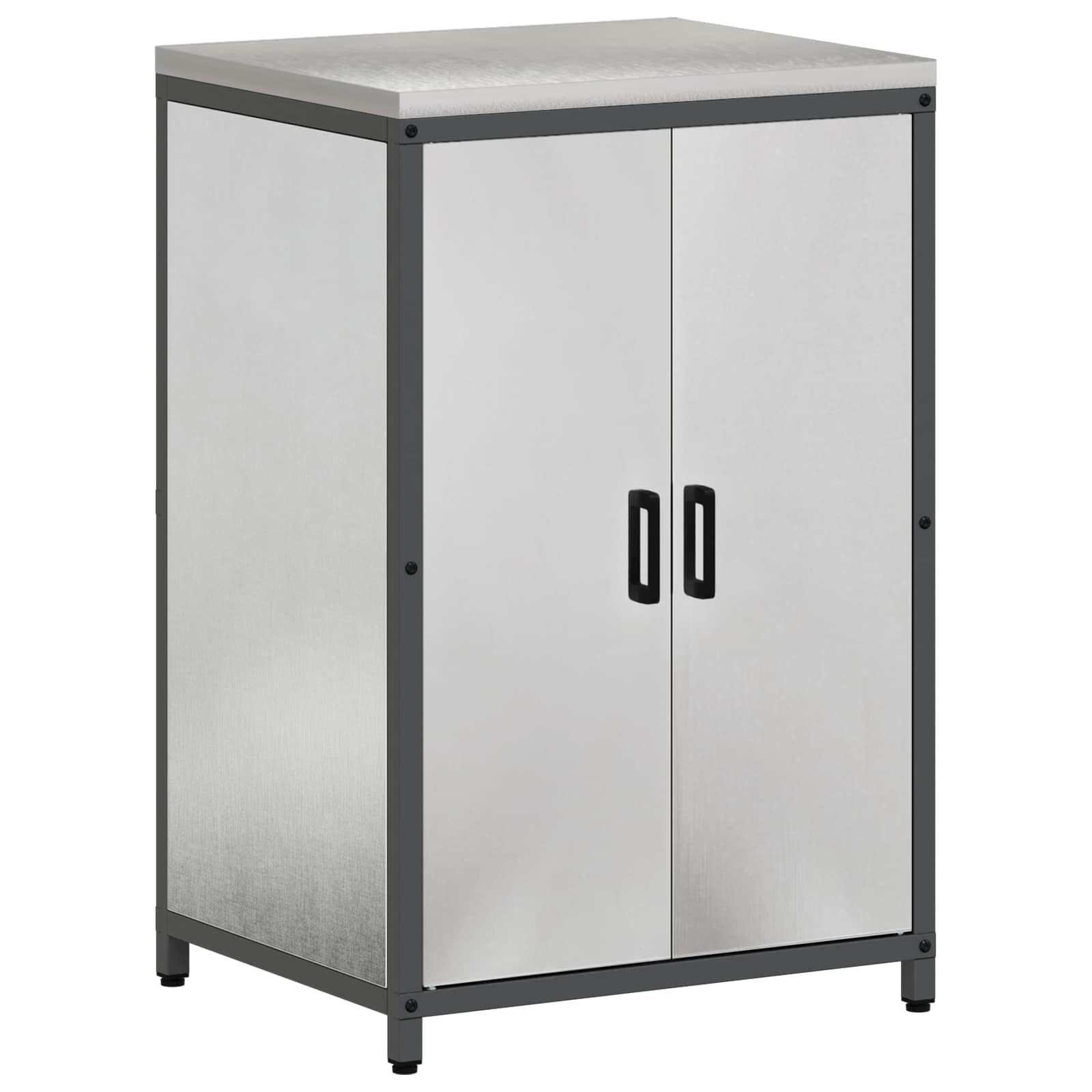 Stoccaggio in cucina HATTEM Argento 60 x 50 x 92 cm Acciaio | homemem39