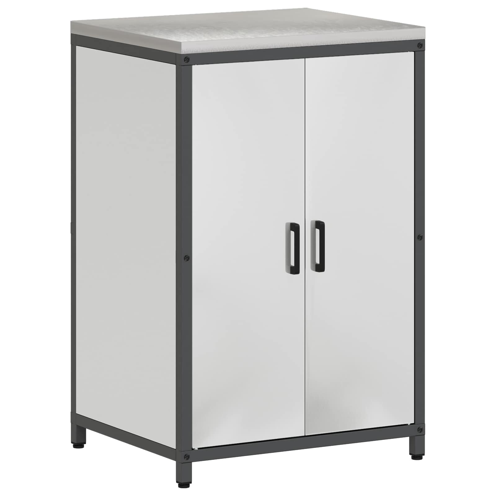 Stoccaggio in cucina HATTEM Argento 60 x 50 x 92 cm Acciaio | homemem39