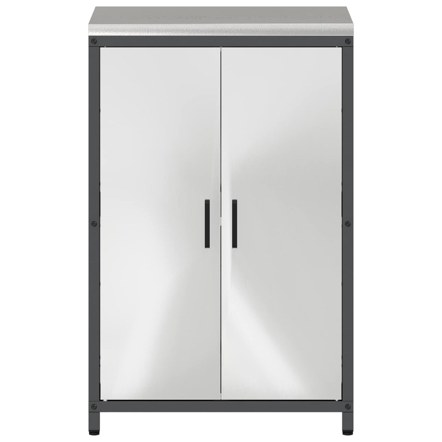 Stoccaggio in cucina HATTEM Argento 60 x 50 x 92 cm Acciaio | homemem39