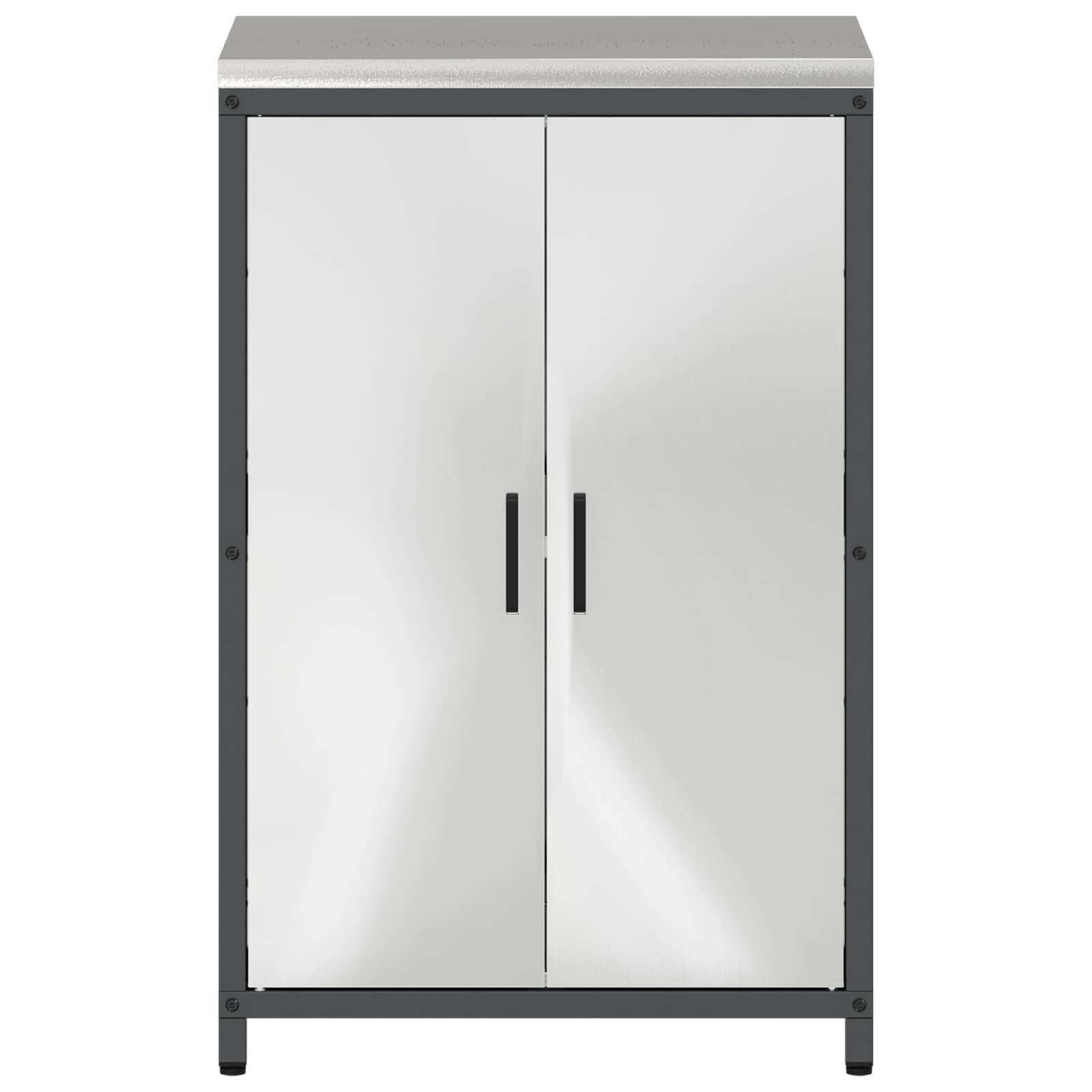 Stoccaggio in cucina HATTEM Argento 60 x 50 x 92 cm Acciaio | homemem39