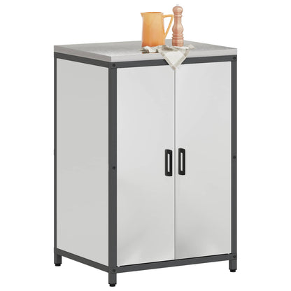 Stoccaggio in cucina HATTEM Argento 60 x 50 x 92 cm Acciaio | homemem39