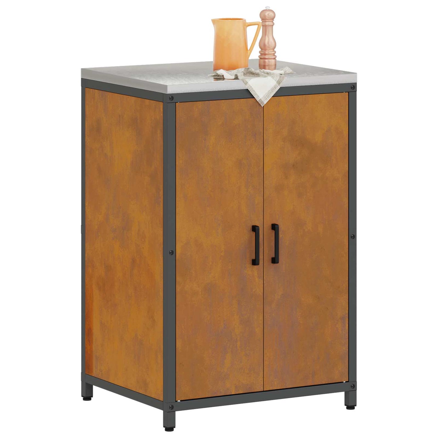 Stoccaggio in cucina HATTEM Ruggine 60 x 50 x 92 cm Acciaio