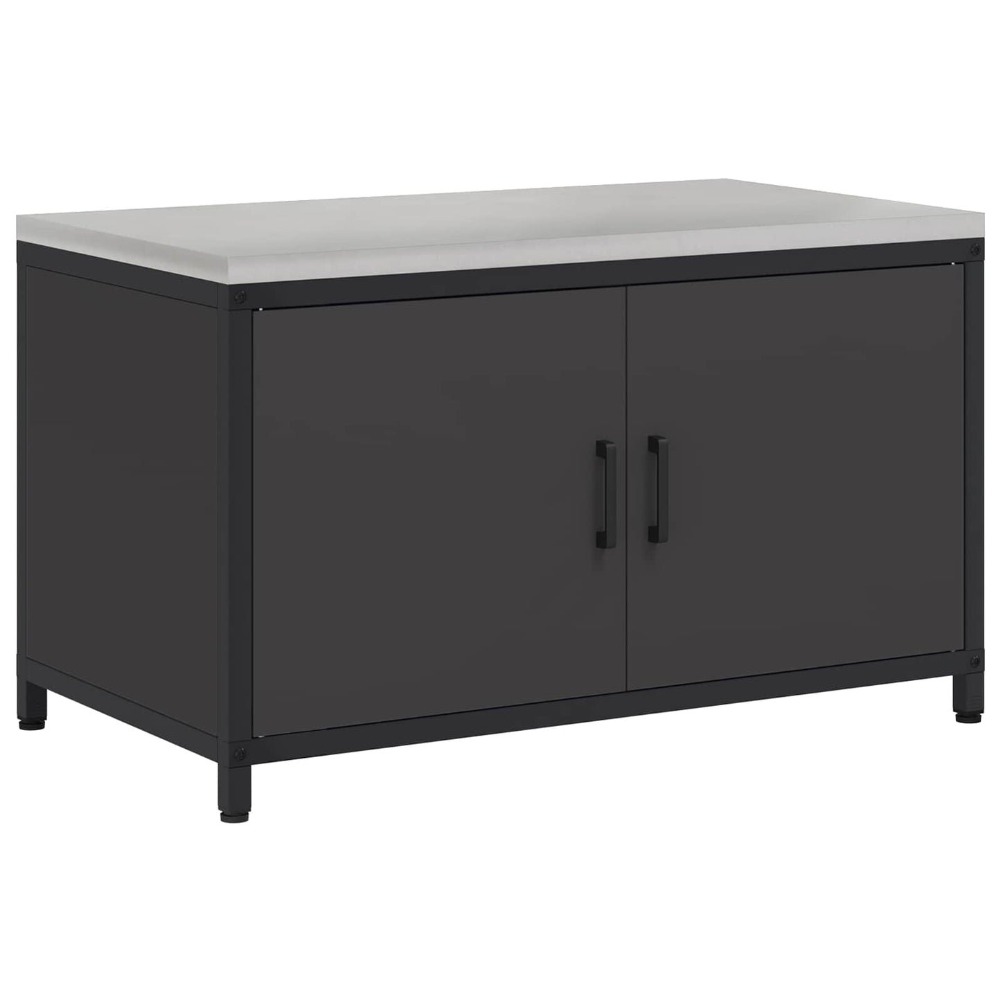 Stoccaggio in cucina HATTEM Nero 90 x 50 x 53 cm Acciaio