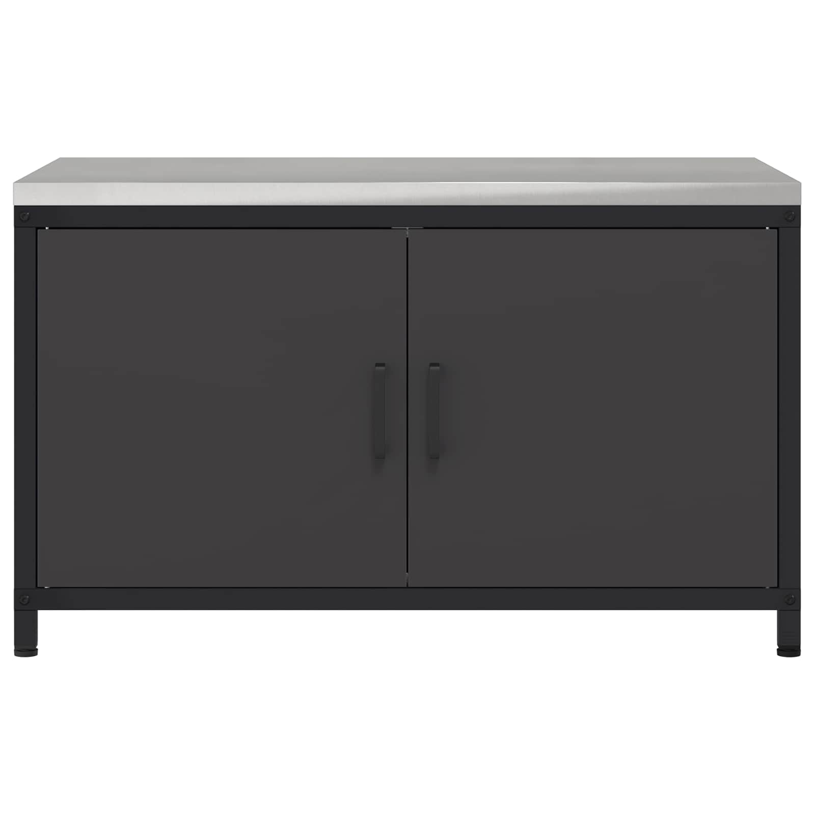 Stoccaggio in cucina HATTEM Nero 90 x 50 x 53 cm Acciaio | homemem39