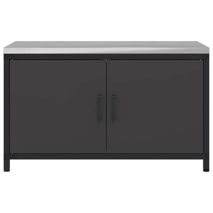 Stoccaggio in cucina HATTEM Nero 90 x 50 x 53 cm Acciaio | homemem39
