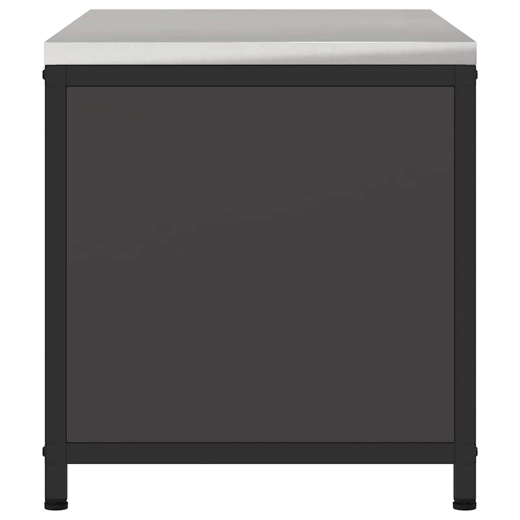 Stoccaggio in cucina HATTEM Nero 90 x 50 x 53 cm Acciaio