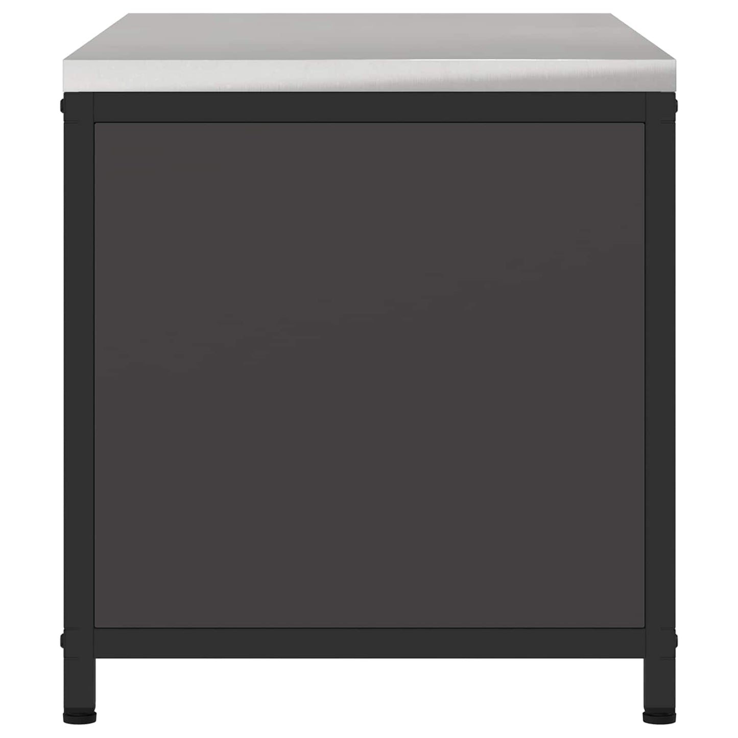 Stoccaggio in cucina HATTEM Nero 90 x 50 x 53 cm Acciaio