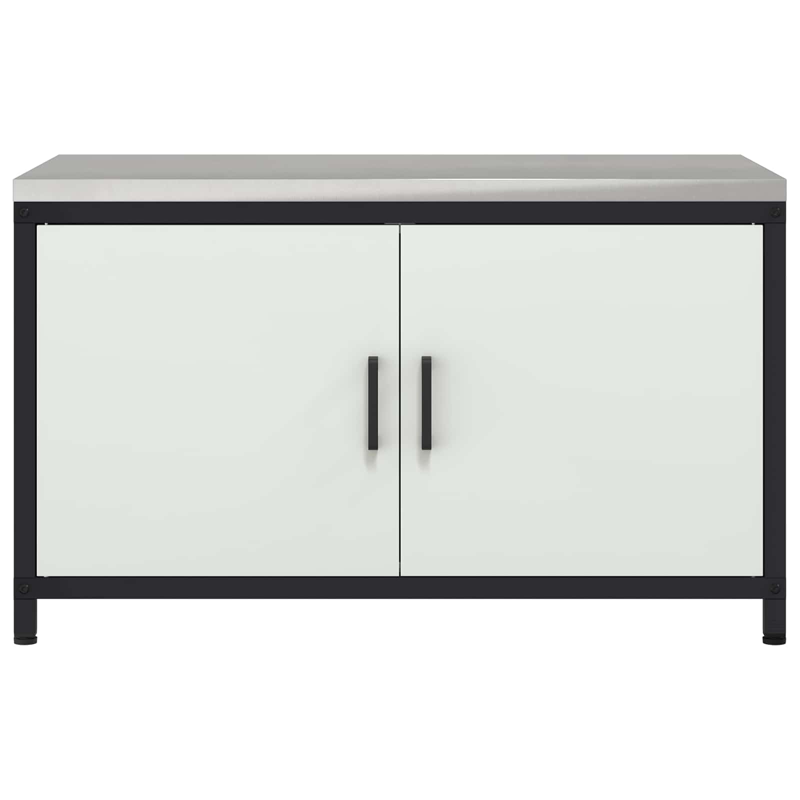 Stoccaggio in cucina HATTEM Bianco 90 x 50 x 53 cm Acciaio | homemem39