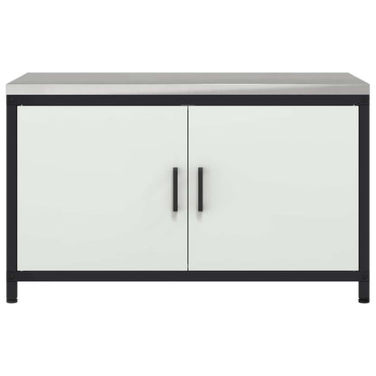 Stoccaggio in cucina HATTEM Bianco 90 x 50 x 53 cm Acciaio | homemem39
