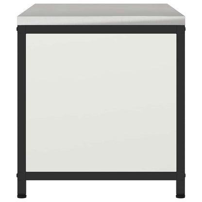 Stoccaggio in cucina HATTEM Bianco 90 x 50 x 53 cm Acciaio | homemem39