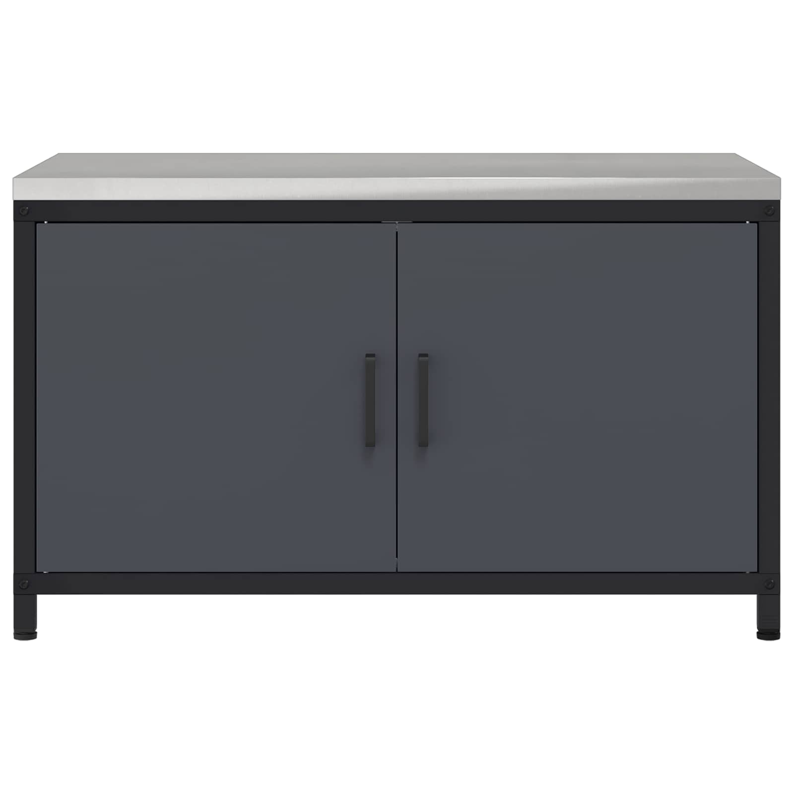 Stoccaggio in cucina HATTEM Antracite 90 x 50 x 53 cm Acciaio | homemem39