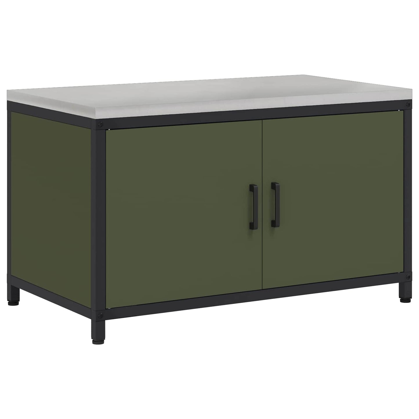 Stoccaggio in cucina HATTEM Verde Oliva 90 x 50 x 53 cm Acciaio