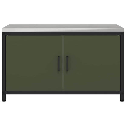 Stoccaggio in cucina HATTEM Verde Oliva 90 x 50 x 53 cm Acciaio