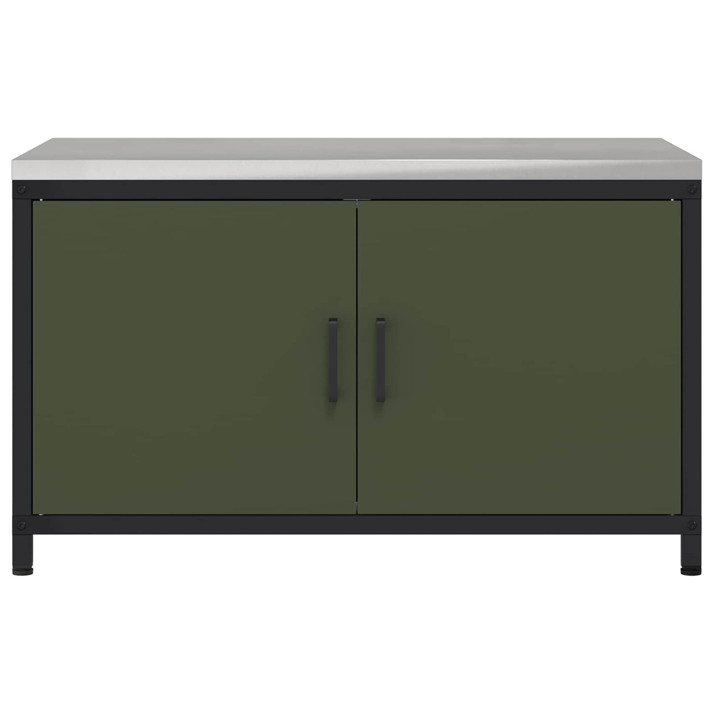 Stoccaggio in cucina HATTEM Verde Oliva 90 x 50 x 53 cm Acciaio | homemem39