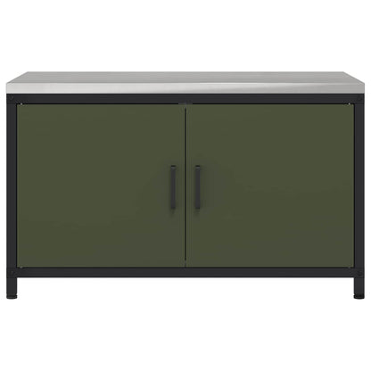 Stoccaggio in cucina HATTEM Verde Oliva 90 x 50 x 53 cm Acciaio | homemem39