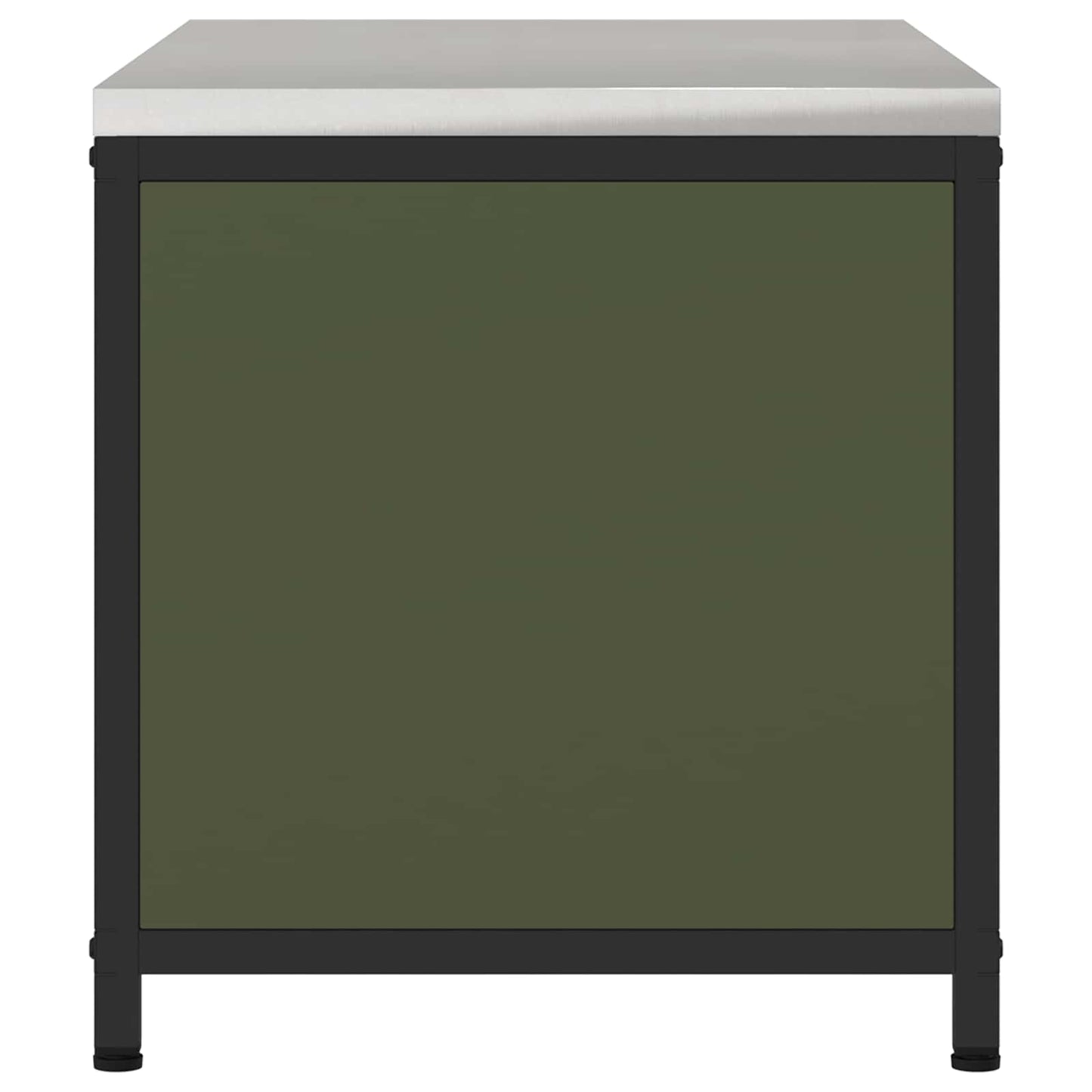 Stoccaggio in cucina HATTEM Verde Oliva 90 x 50 x 53 cm Acciaio | homemem39