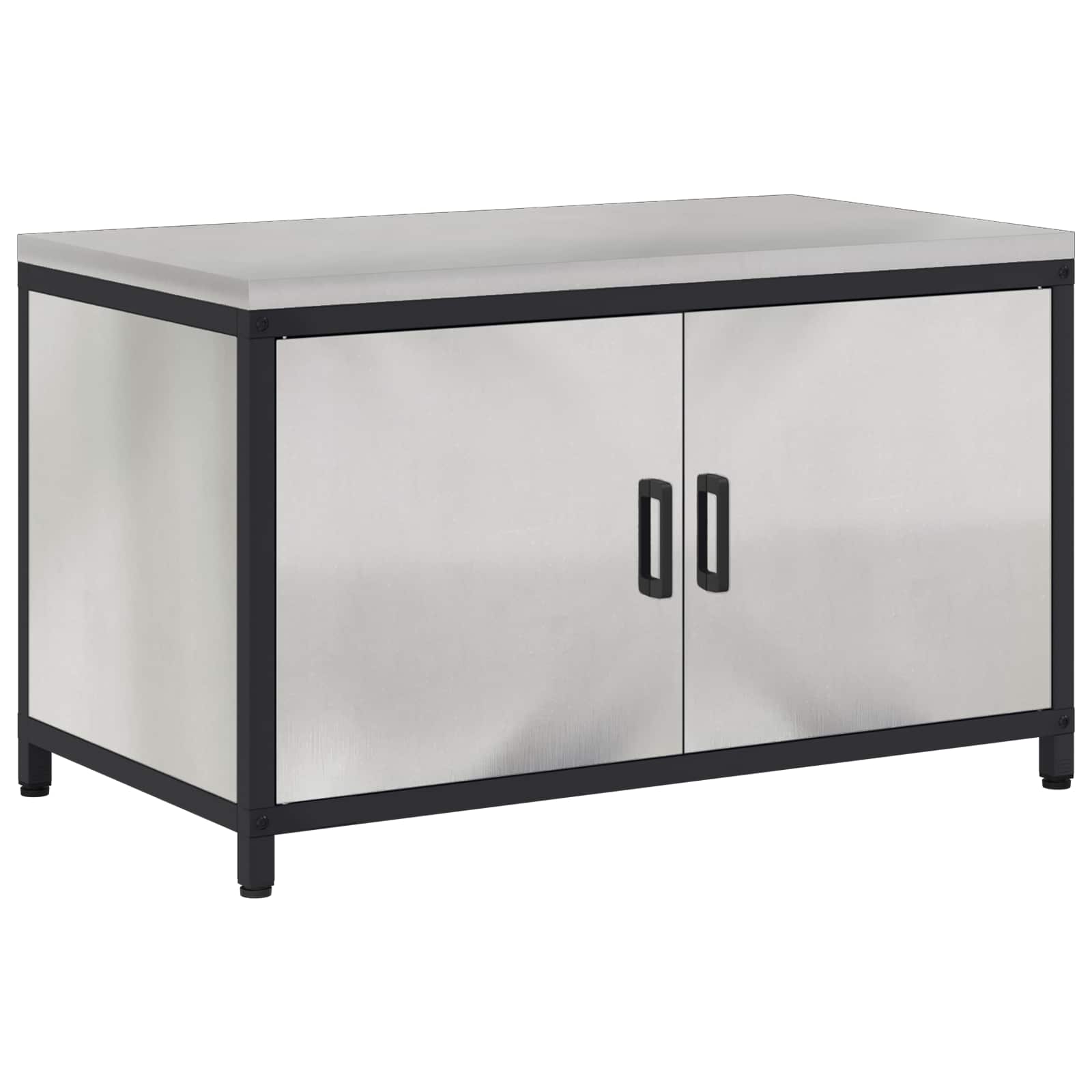 Stoccaggio in cucina HATTEM Argento 90 x 50 x 53 cm Acciaio | homemem39