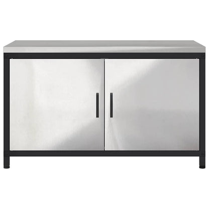 Stoccaggio in cucina HATTEM Argento 90 x 50 x 53 cm Acciaio | homemem39
