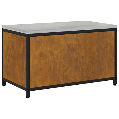Stoccaggio in cucina HATTEM Ruggine 90 x 50 x 53 cm Acciaio | homemem39