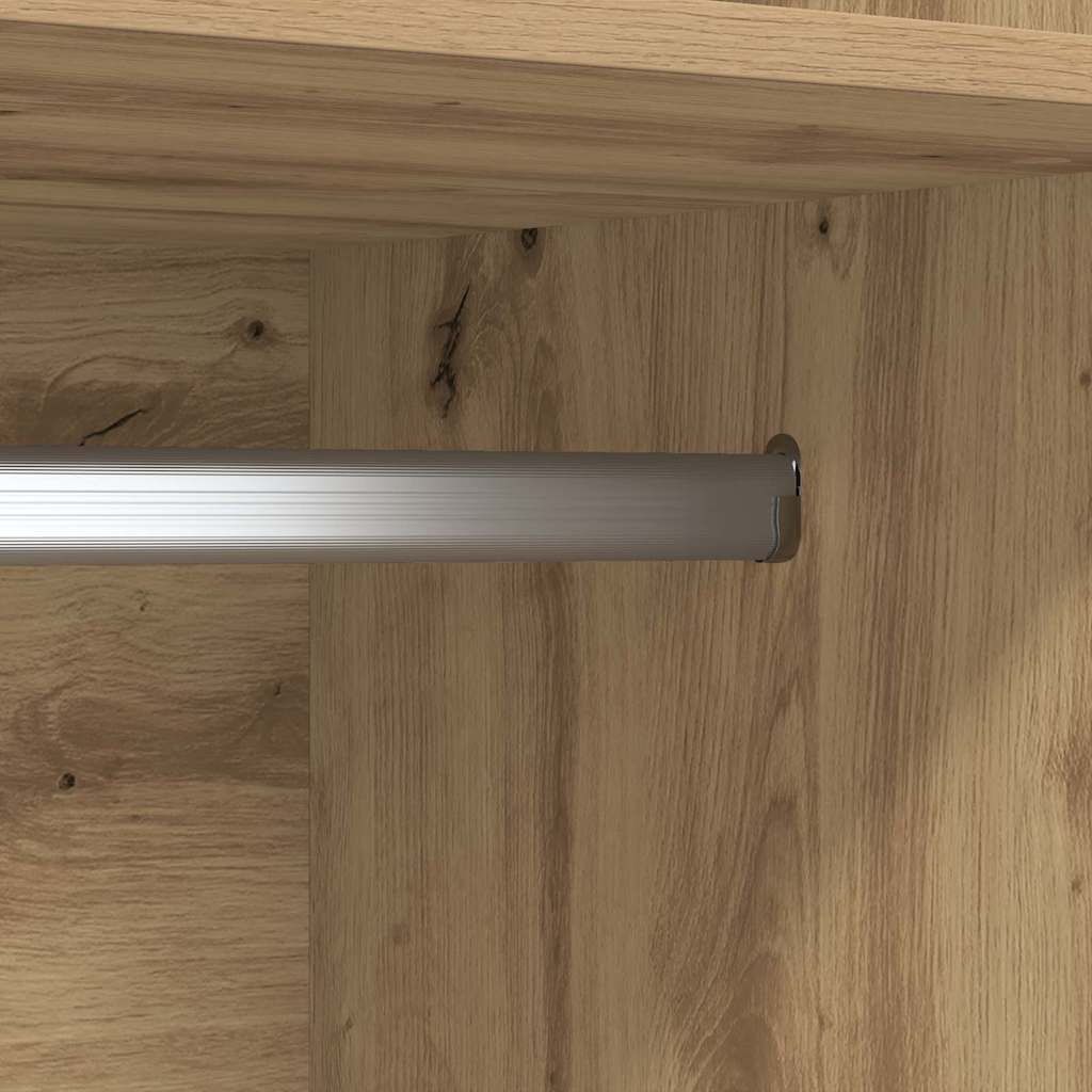 Guardaroba con lo scaffale Rovere artigianale 50 x 50 x 200 cm