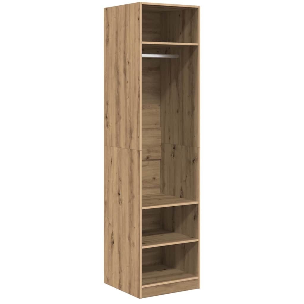 Guardaroba con lo scaffale Rovere artigianale 50 x 50 x 200 cm